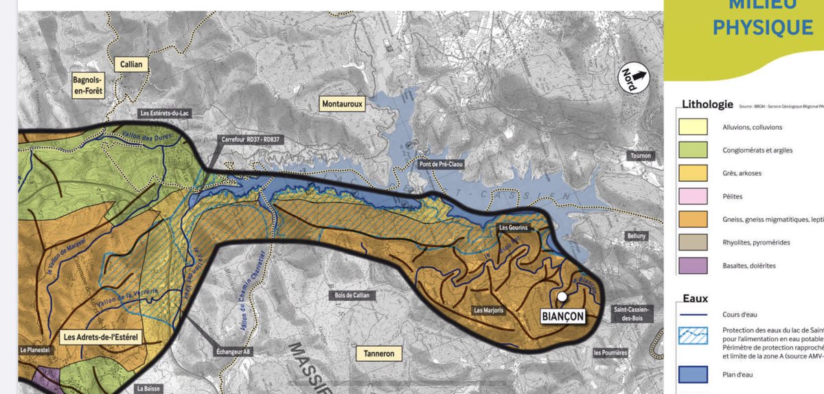  Below picture taken from another project around the lake feasibility study (200 pages). I circuled the word I was looking for: Impermeable.