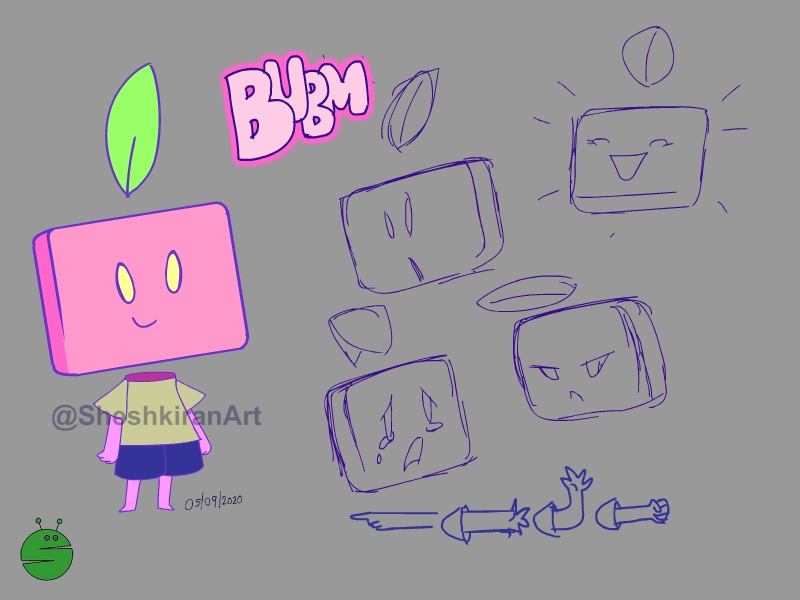 SheshkiranA's tweet photo. It's Bubm new character..I hope u like it!!
#characterdesign #sheshkiranart #cartoon #animation #bubm #expression #Artworks #cute #conceptart https://t.co/XK3OtBcEpl