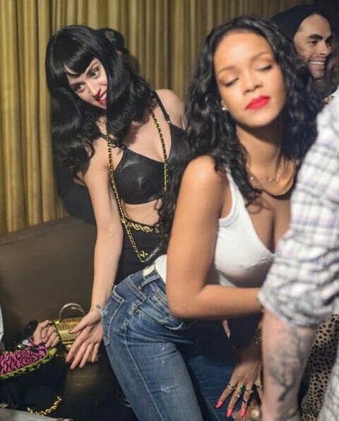 Rihanna & Katy Moschino party