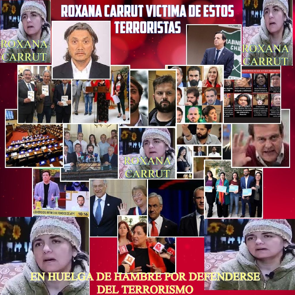 Buenas tardes queridos Twitteros que este sábado llegue con mensaje de apoyo a Roxana Carrut , Víctima del terrorismo del estado y de políticos que avalan el terrorismo.💜💜💜💜💜💜💜💜💜💜💜💜