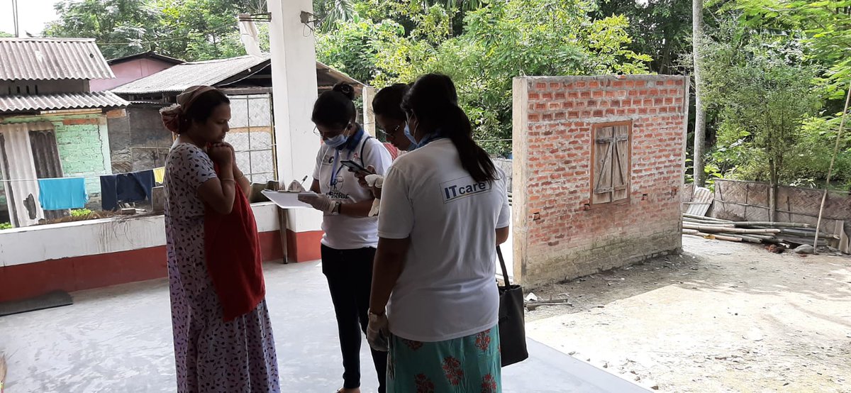 CKamrup's tweet photo. Economy census survey by CSC VLE Syed Moon Hussain and with his women enumerator at Rangia MB (IV unit) under Kamrup district. During survey covid 19 guideline is being followed.

@dintya15 
@CSCegov_ 
@CSCAssam1 https://t.co/tEhPeaLyUm