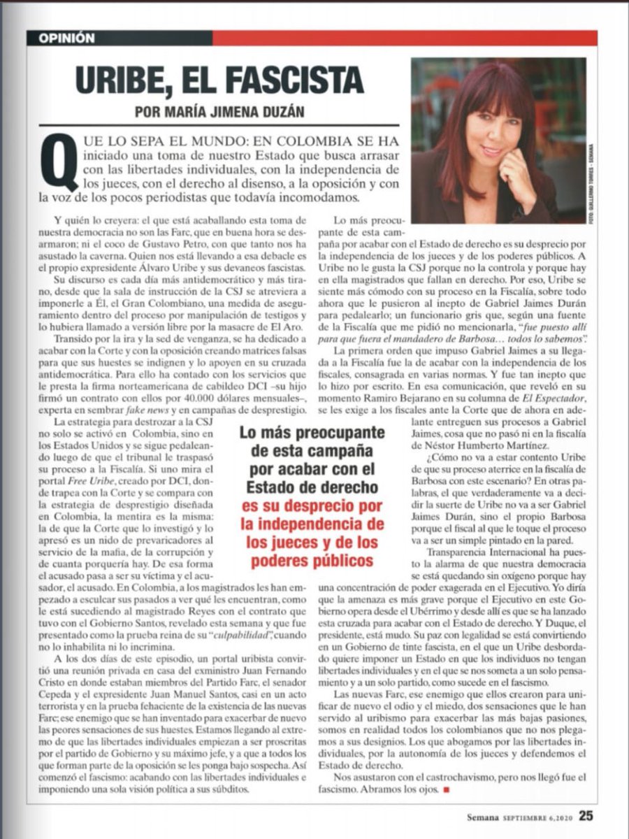 valeriasantosb's tweet photo. Les recomiendo mucho esta columna @MJDuzan 👇🏻 https://t.co/bGsMJfVOLP