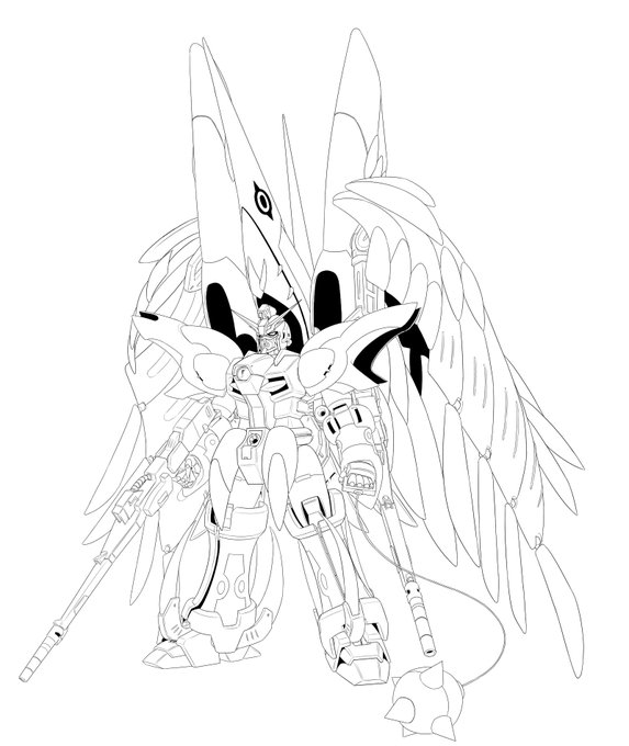 やっと線画まで行ったぜ…_(:3 」∠)_
#オリガン 