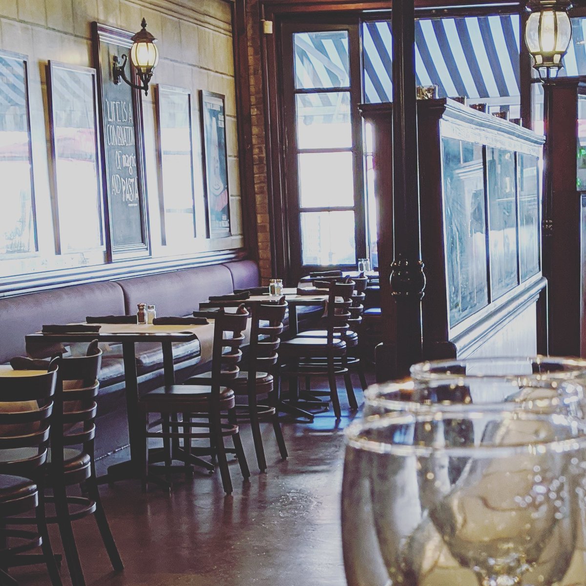 FellinisResto's tweet photo. Happy long weekend! Join us today 12-8pm dine in, patio or take out! 
Don't forget you can now make reservations for the dining room on our website 
https://t.co/gHTpveaGgt 

#fellinisstratford #takeout #dinein #patio #stratford #supportlocal https://t.co/J1bU9j3qjN