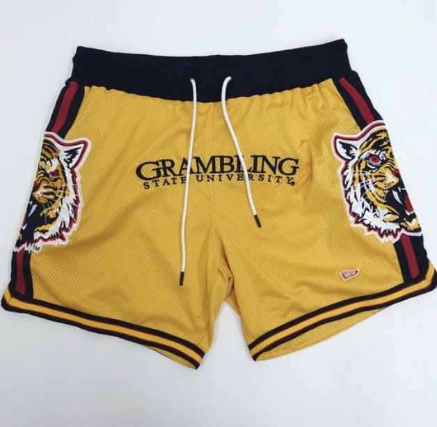 AuthenticEmb's tweet image. Custom Grambling State University Shorts | Official Release date is set for September 12, 2020 | Pre-Orders Available | DM @AuthenticEmb to reserve your exclusive HBCU apparel