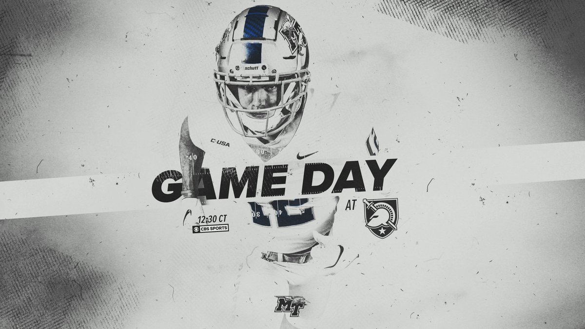 MT_FB's tweet photo. The day we've all been waiting for is finally here...𝐆𝐀𝐌𝐄𝐃𝐀𝐘!⁣
⁣
⌚️: 12:30 CT⁣
📻: WGNS 1450 AM/100.5 FM/101.9 FM; The Game 102.5 FM/97.5 FM⁣
📺: CBS Sports Network⁣
⁣
#BlueRaiders | #EATT | #MTvsArmy https://t.co/0RVNMHHpRe
