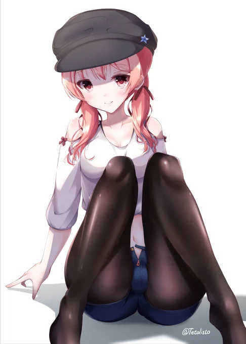 久々に私服ふーちゃん
#ふたばあーと 
#黒タイツの日 
#私服どっとライ部 