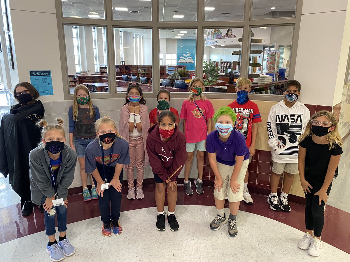 DraperPatriots's tweet photo. We had some awesome superhero’s on campus and remote yesterday! #commUNITY #wylieisd https://t.co/padzY3GJPN