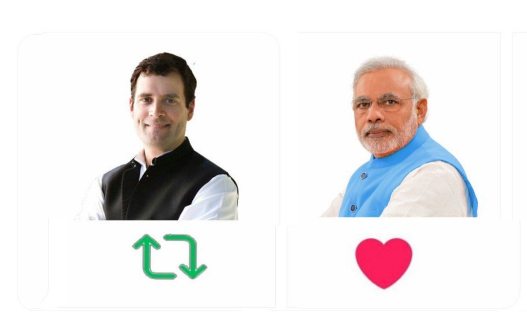 leapyearwalabhi's tweet photo. #5बजे5मिनिट
#5Baje5Minutes 

RT if you support RAGA 
Like you Support Modi. https://t.co/RJu6j6ZYsh