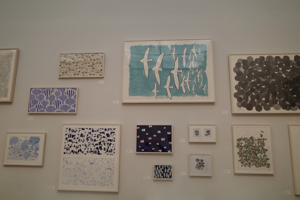 creatmafmaf's tweet photo. #minäperhonen #つづく展　ついに行けた。見応え十分、圧巻。改めて皆川さんのすばらしさに感動。 https://t.co/kwrzJtijLD