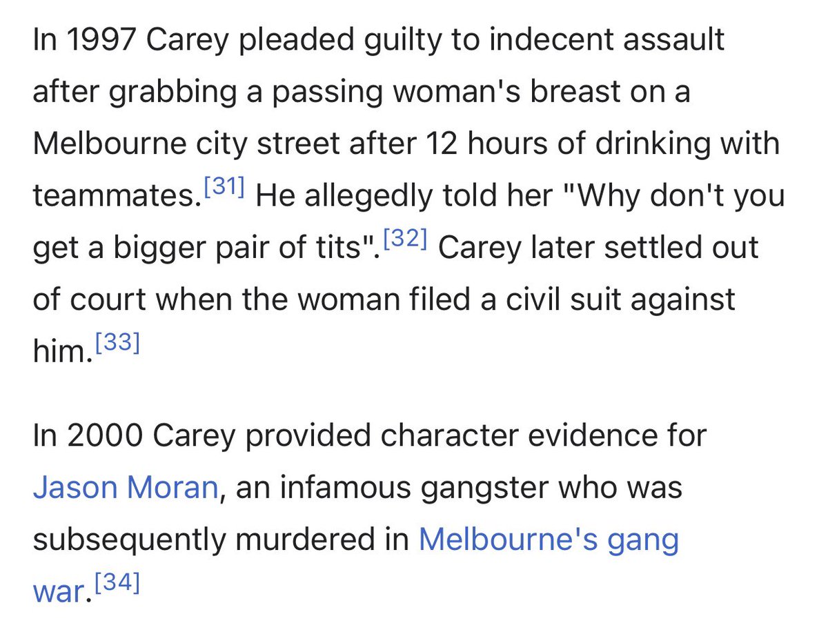 tlf22222's tweet photo. Interested to see how @7AFL report on Elijah Taylor. Here’s a reminder of Wayne Carey’s past, someone @7AFL still employ as a commentator, including being a host on White Ribbon night in 2016. https://t.co/ObaEKXfWJd
