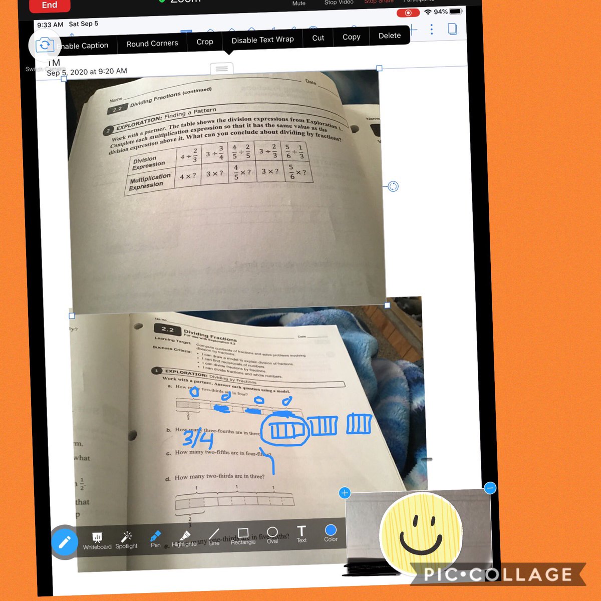 KaraDoenges's tweet photo. #Day 19.5 - if I have to do a quick dividing fraction lesson, then a girl needs ☕️☕️☕️Lol...had an off-site kiddo reach out for some help this morning on Zoom #MathisHard #WeAreHuskies #180daysofHAPPY https://t.co/3ArOOJlP4a