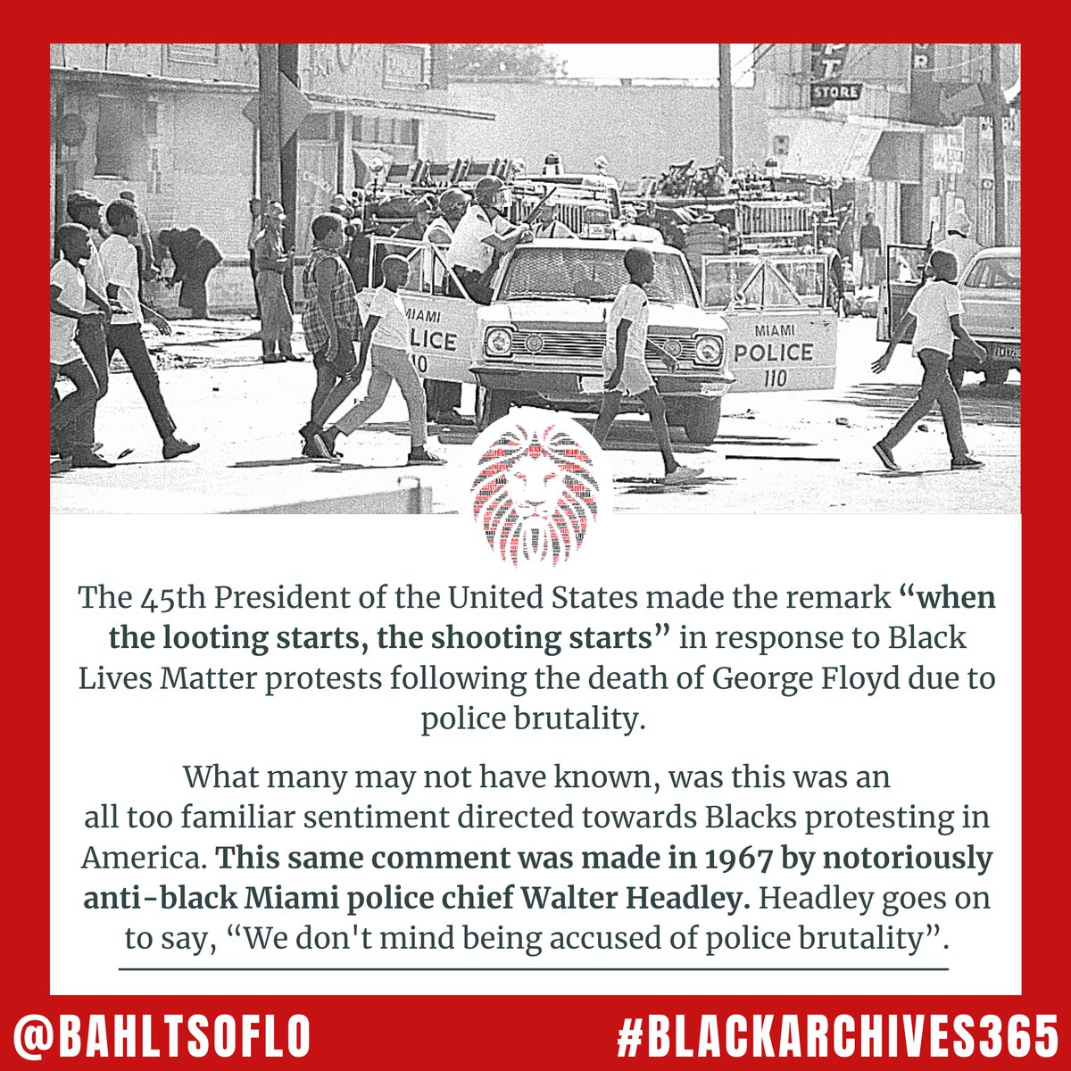 BlackArchives's tweet photo. #WithoutVisionThePeoplePerish #BlackArchivesMIA #BlackFacts #BlackArchives365 #BAHLT #BlackMiami #BlackHistory #TellBlackStories #AmplifyBlackVoices #BLM https://t.co/XWZRwMSJw1