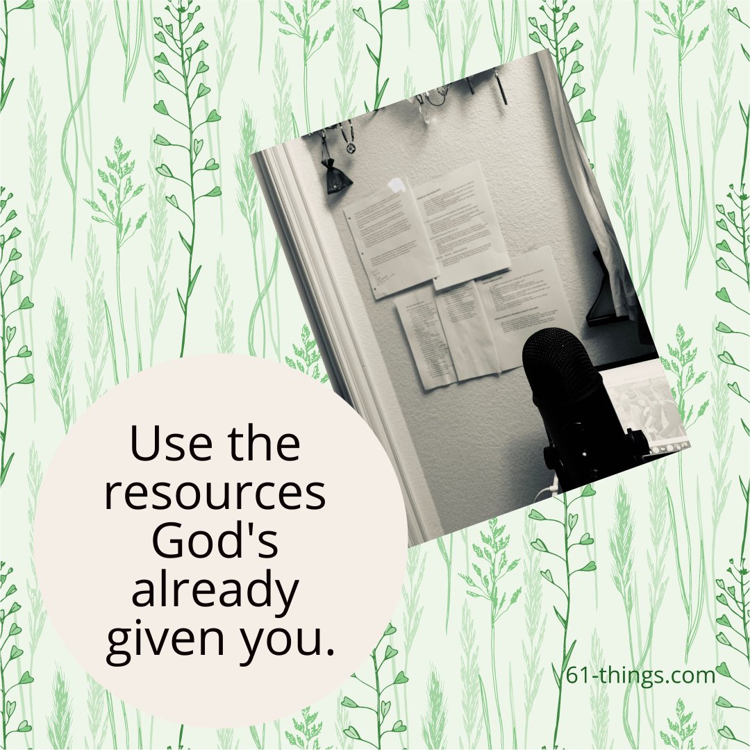 61things's tweet photo. Sometimes we don’t need to “think outside the box”, because God’s already given us all the resources we need INside our “box”. Great thoughts from @WisewordRadio
Where’s God IN your daily routine?
#61things #godintheordinary #godisalwayspresent #lookforgod https://t.co/C2jeIBJA1w