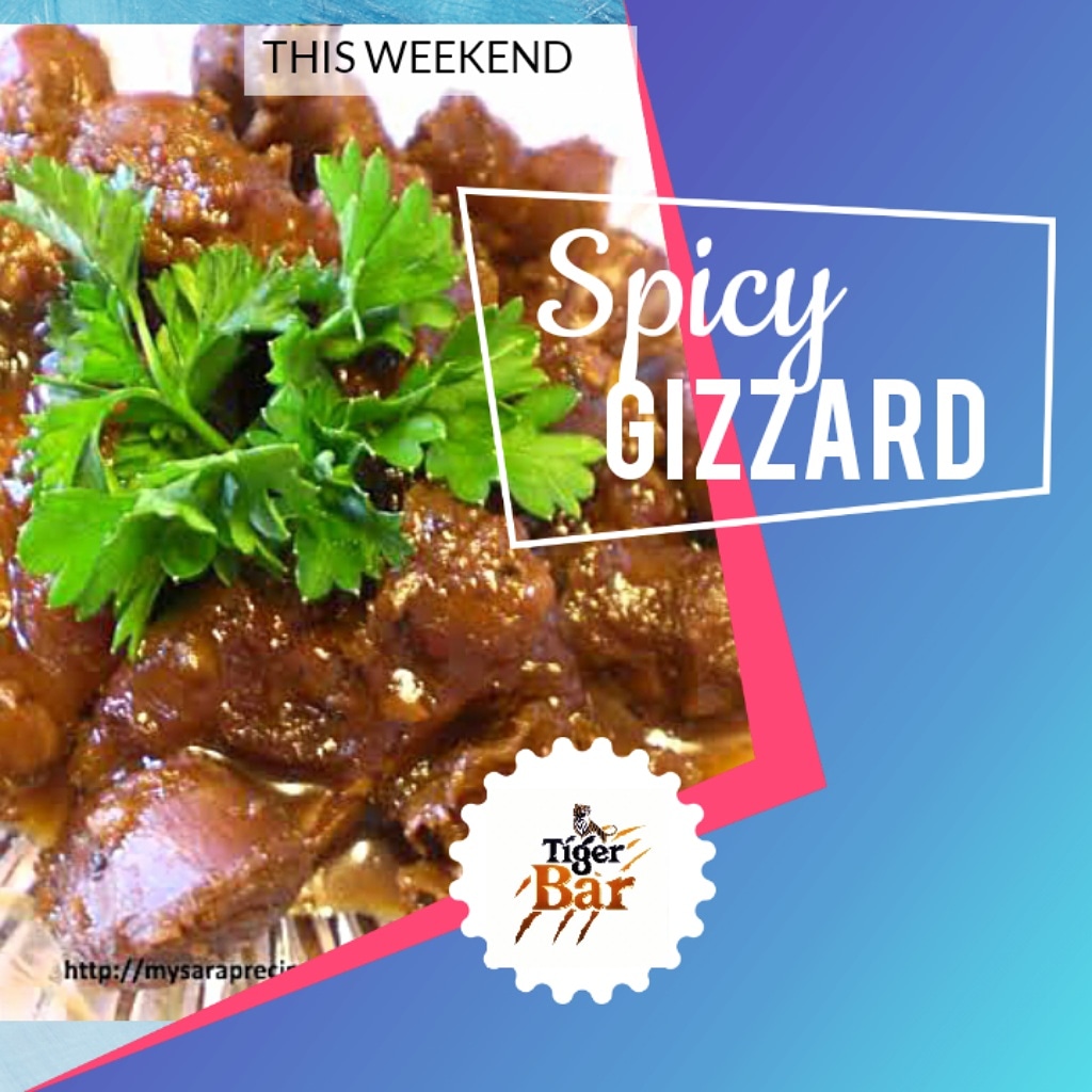 tiger_barr's tweet photo. Spend your weekend with this delicious cuisine on you table.
#spicygizzard #tigerbar https://t.co/f54YPEVATk