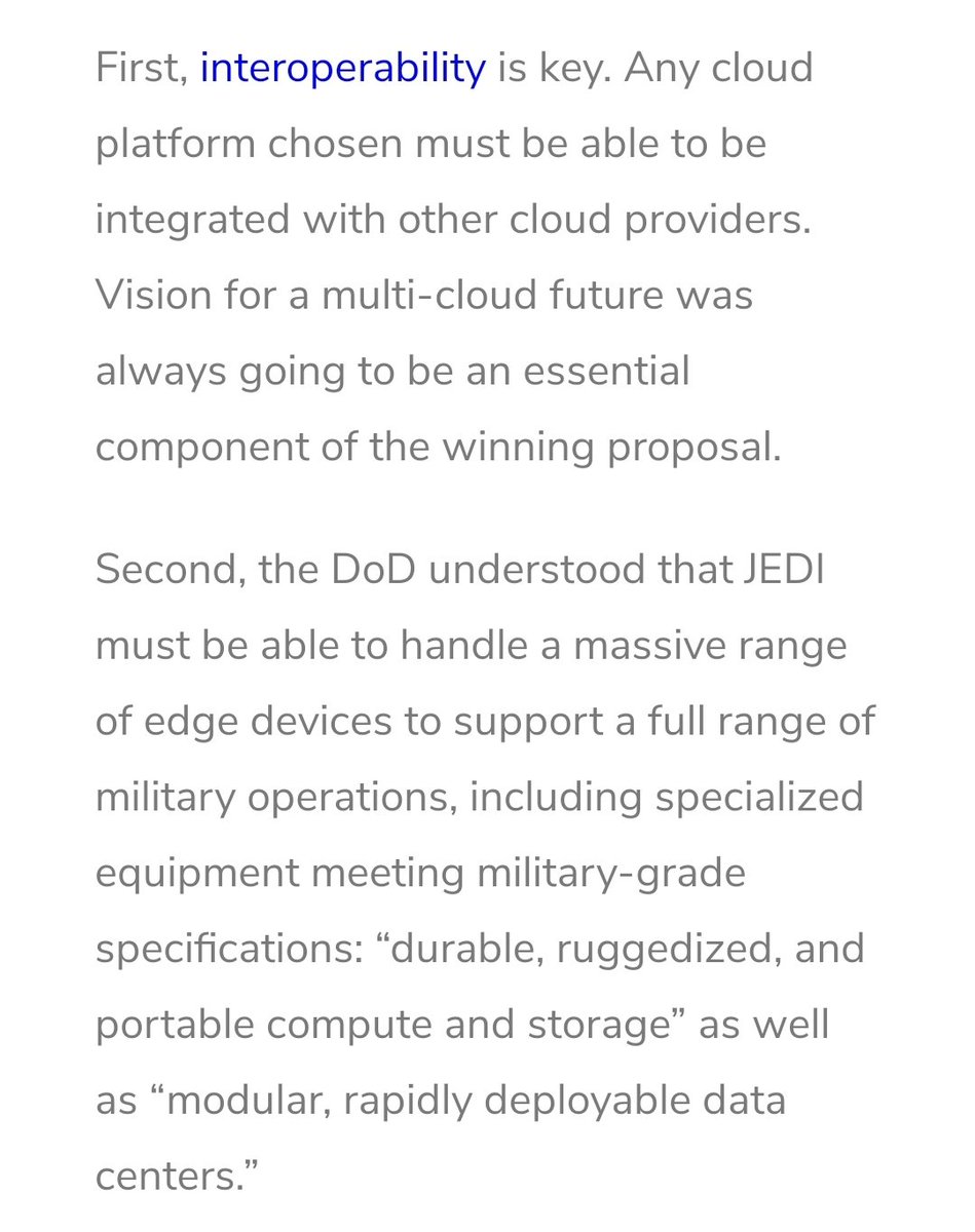 Those that have been following  $NOIA for a while will recognise some of the terms/language are similar. And capabilities offered by the noia Platform are what is being called for by DoD.