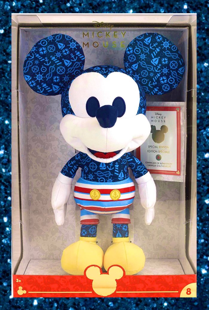 lindabpadron's tweet photo. In celebration of #YearoftheMouse, @Disney designed a collection of plush Mickeys exclusively for @amazon! August Captain Mickey Mouse celebrates Mickeys many adventures on high seas & Mickeys film debut behind the ship’s wheel in “Steamboat Willie”! #BestHusband @SimonPadron17 https://t.co/notFJ2NZee