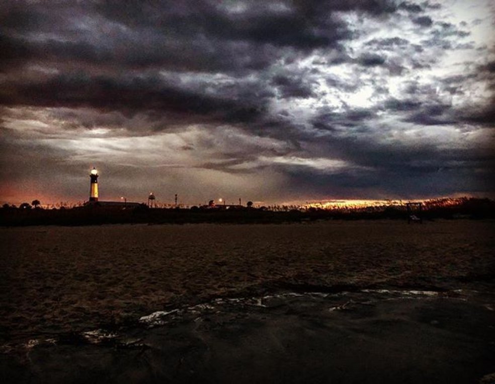 Only on Tybee can you get this view! Come see us! 

📸 @kwinshurst

#tybeeisland #sunsetonthebeach #lighthouse #tybeelighthouse #clouds #visittybee #tybee #sky