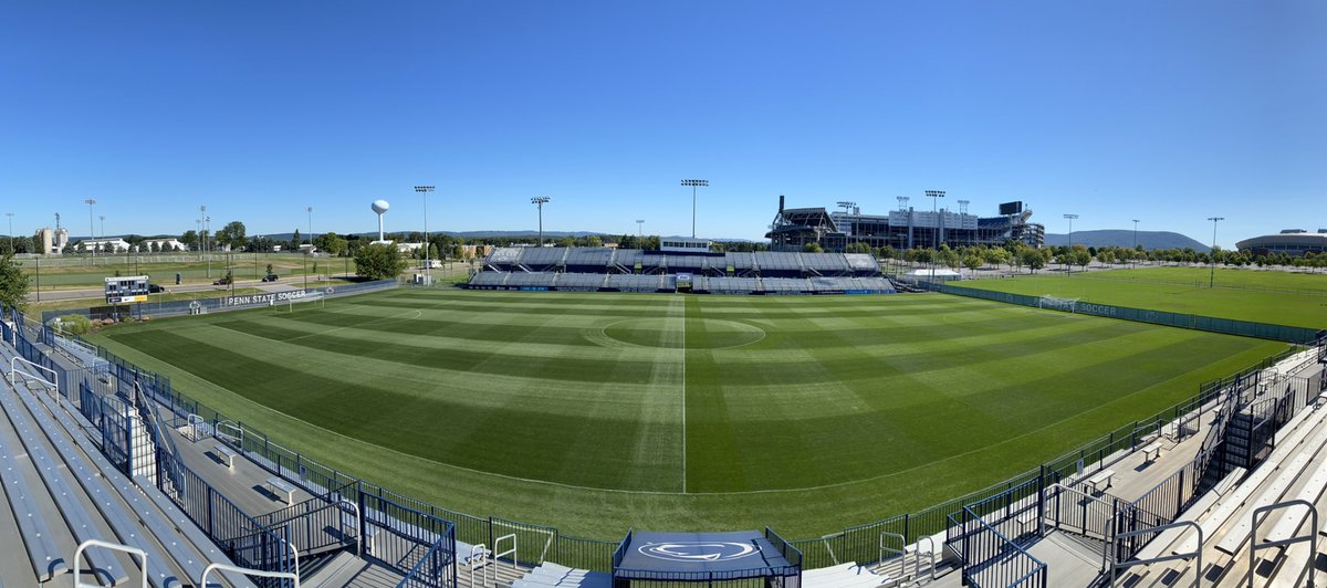 Spurious_George's tweet photo. There may be no fall sports season, but you’d never know it by looking at Beaver Stadium and Jeffrey Field. Couldn’t be more proud of what this group has accomplished in the midst of the pandemic. The Beaver Stadium Grounds Crew is truly #UNRIVALED @ThomasGoyne @osceolashamrock https://t.co/Z8LuRqrtqU