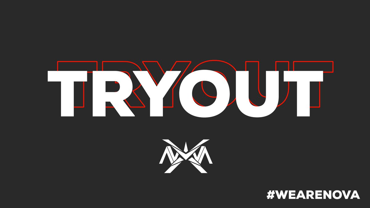 NovaXeSports's tweet photo. Bonjour à tous, 
Nous vous annonçons que nous organisons un try-out Samedi 12 septembre à 14h ! 

Les inscriptions sont désormais ouverte jusqu'à vendredi 20h ! 

Si vous voulez y participer rejoignez se serveur discord ➡ https://t.co/ntSQiaSvdP

#WeAreNova ~ #HighInTheSky https://t.co/wMObYQM5yI
