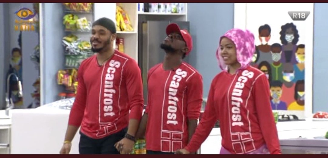 JaneChyJohnson1's tweet photo. @BBNaija @my_scanfrost Team Laundry did it as if they're tutored for the advert. Now run them their cheque #NengiIsGold #BigBrotherNengi #TeamLaundry https://t.co/FYTHt6PxXU