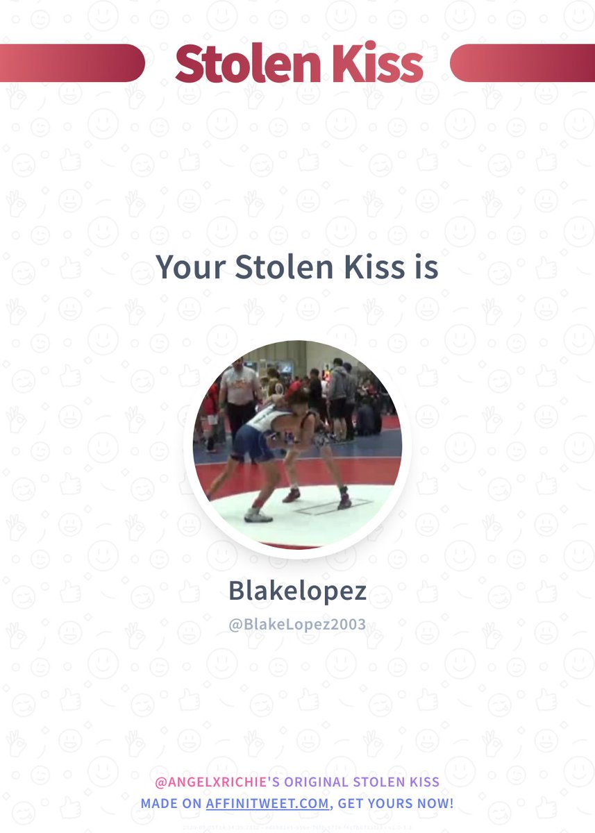 Angelxrichie's tweet photo. #Affinitweet Stolen Kiss
BlakeLopez2003 would kiss you around the corner... 😏
And you, who would do it?
via https://t.co/GPPVc6B3zT https://t.co/WQQB8UWyCH