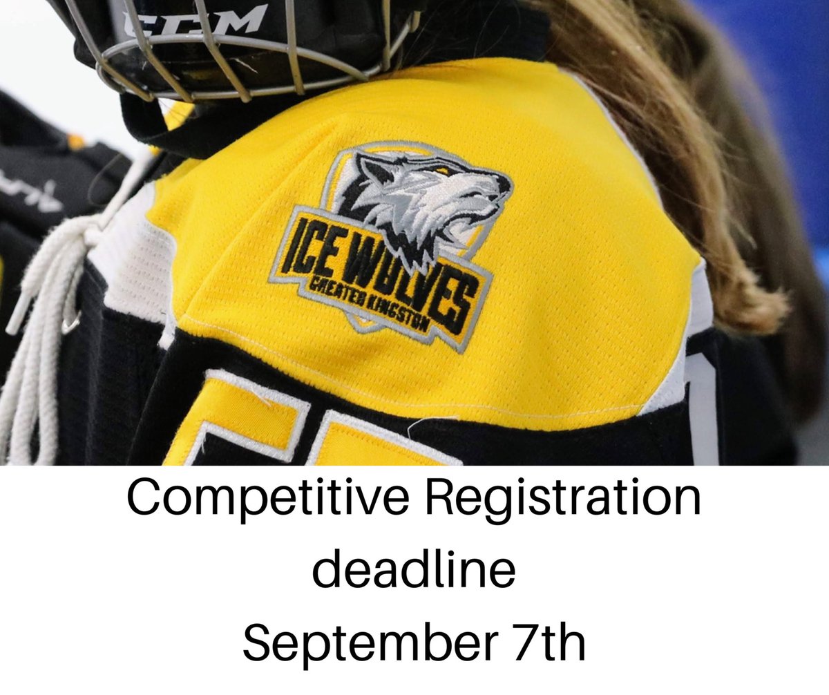 k_icewolves's tweet image. Deadline for competitive registration is 11:59pm September 7th!
#letsplay #IceWolves #dontbelate