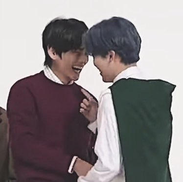 vmin looking at each other like they hung up the stars in the sky; a thread 