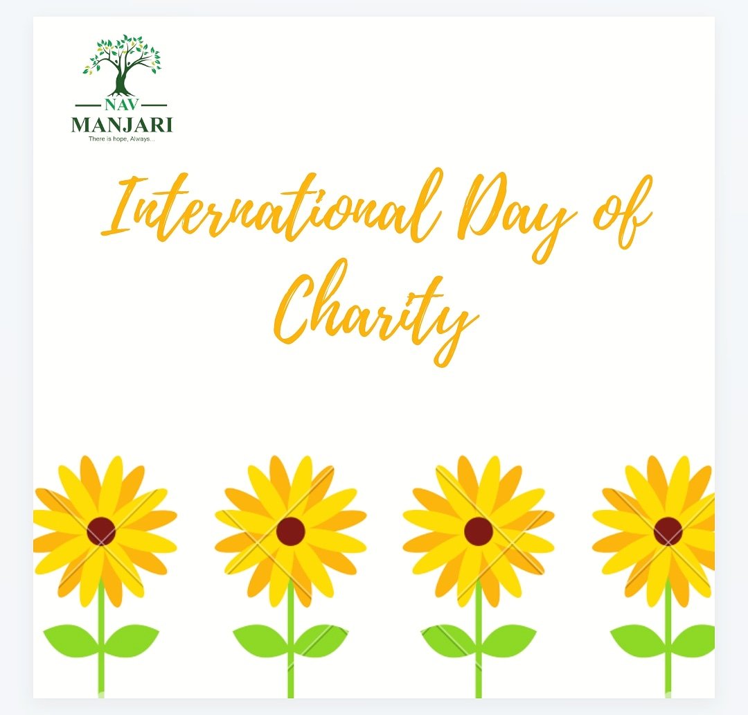 Nav_Manjari's tweet photo. The best way to find your self is to lose yourself in the service of others. - Mahatma Gandhi
#InternationalDayofCharity #charity #CharityDay #helpinghand #buildothers #September #seasonofgiving https://t.co/PmFGQ8IvU8