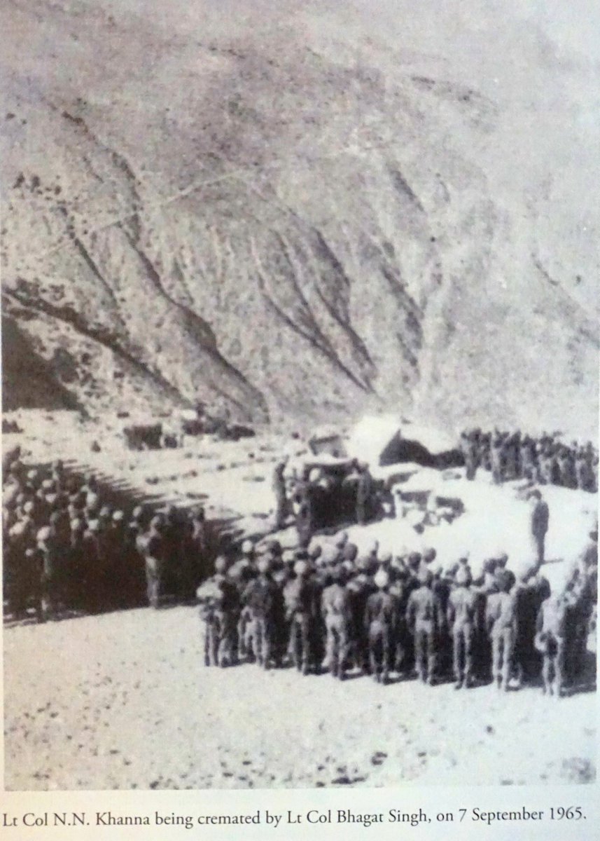 Col Khanna died somewhere between Regimental Aid Post and Bhai Bhai Twin TreesHe was cremated at Poonch a day laterHis troops would say "Raja Litta Raja Ditta", meaning "In taking Raja Post we sacrificed our Raja (CO)"Lt Col Khanna was posthumously awarded Maha Vir Chakra