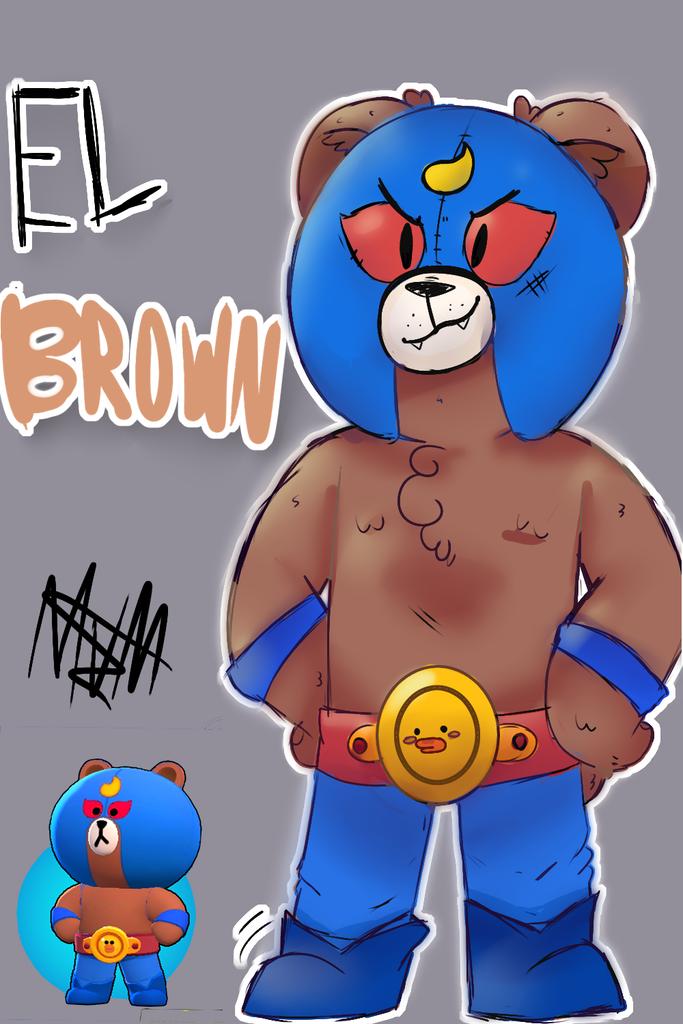 patatahvoladora's tweet photo. ELLLL BROOWNNN 💓   #BrawlStars #BrawlStarsArt #brawlstarsfanart #elprimo #elbrown #LINE #brawlstarsprimo #fanart #art #digitalart https://t.co/jwl15RPqzY