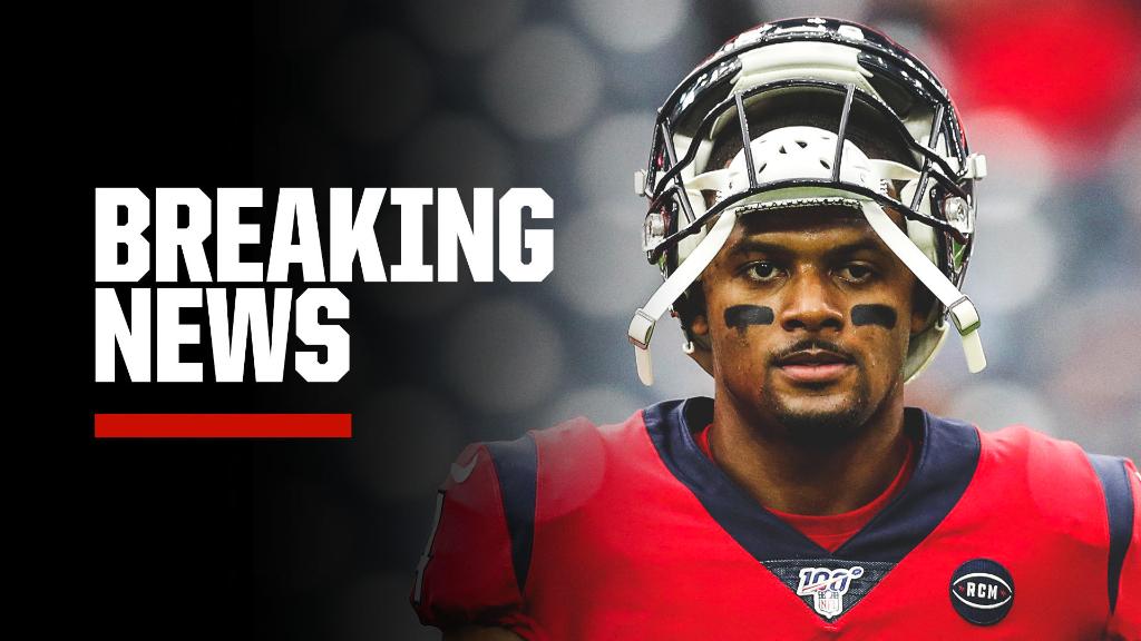 SportsCenter's tweet photo. Breaking: The Houston Texans and Deshaun Watson are finalizing a four-year, $160 million contract extension, agent David Mulugheta told @AdamSchefter. https://t.co/J4Bhxng4Pp