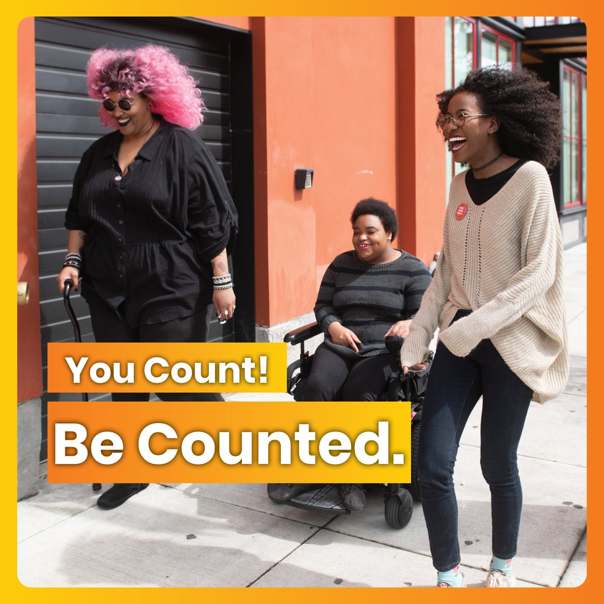 DisabilityRtsFL's tweet photo. There’s power in numbers and we need all the strength we can get behind the #2020Census. Our voices are stronger together and when folks are counted, our demands for real change will be heard. #DisabilityCounts2020 https://t.co/Kdvweo1Esn