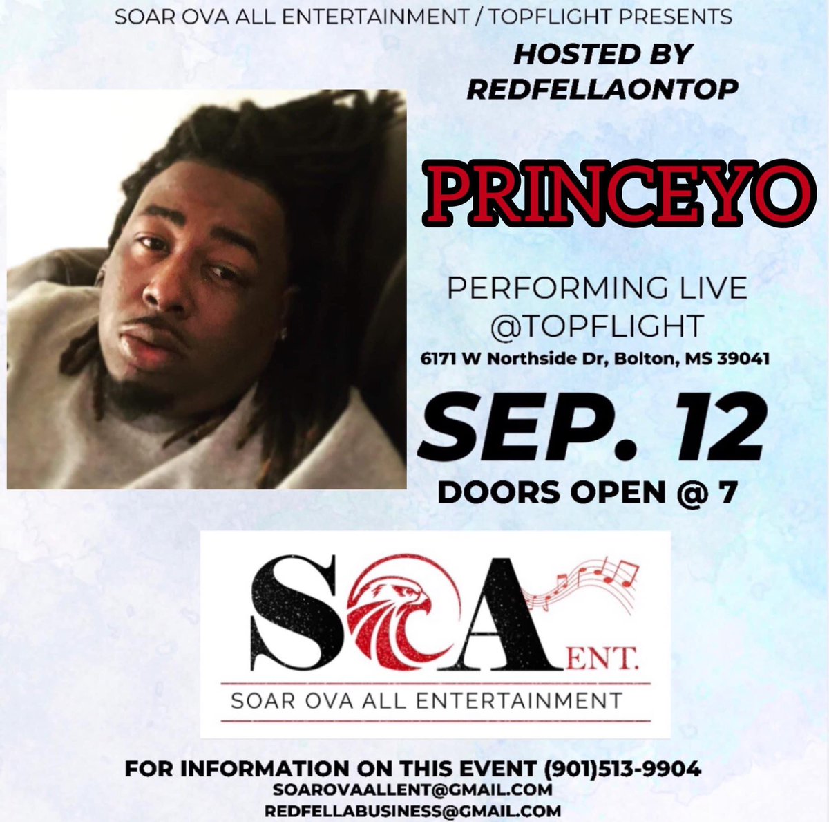 Its_Yobaby's tweet photo. #YesSir #ImBack Sept.12th going down Bolton Ms!! I will be in the building performing Live!! #ItsYobaby #GGFL #BAMN ✌🏾G Big Shoutout to #RedFellaOnTop & #SoarOvaAllEntertainment!! It’s finna be Epic!! https://t.co/tX6twcveld