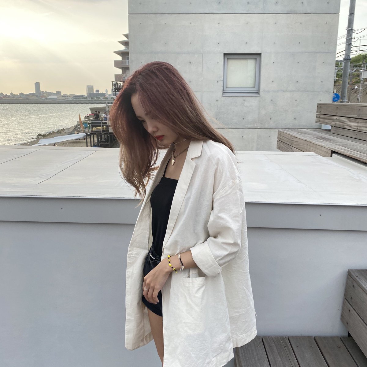 kukukusaya's tweet photo. やっぱり海がすき😚❤️
入るよりも、海辺で波の音聴きながら
音楽聞いたりお喋りするのが最高🥰 https://t.co/JD1nQkXY3b