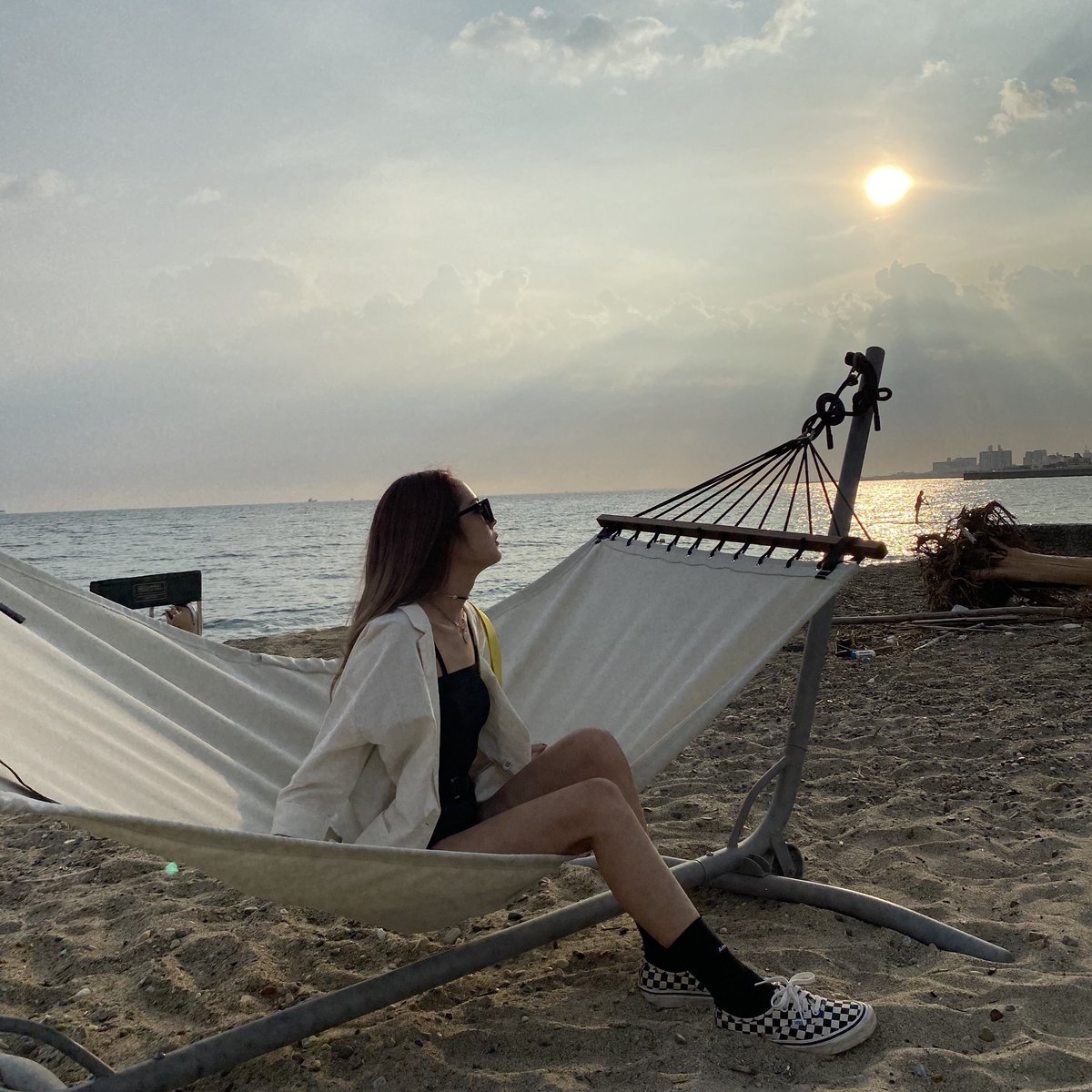 kukukusaya's tweet photo. やっぱり海がすき😚❤️
入るよりも、海辺で波の音聴きながら
音楽聞いたりお喋りするのが最高🥰 https://t.co/JD1nQkXY3b