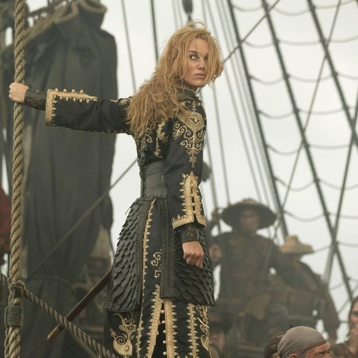 elizabeth swannthe way i didn't know why i liked her so much at the time,,,it was only because i'm as bisexual as her