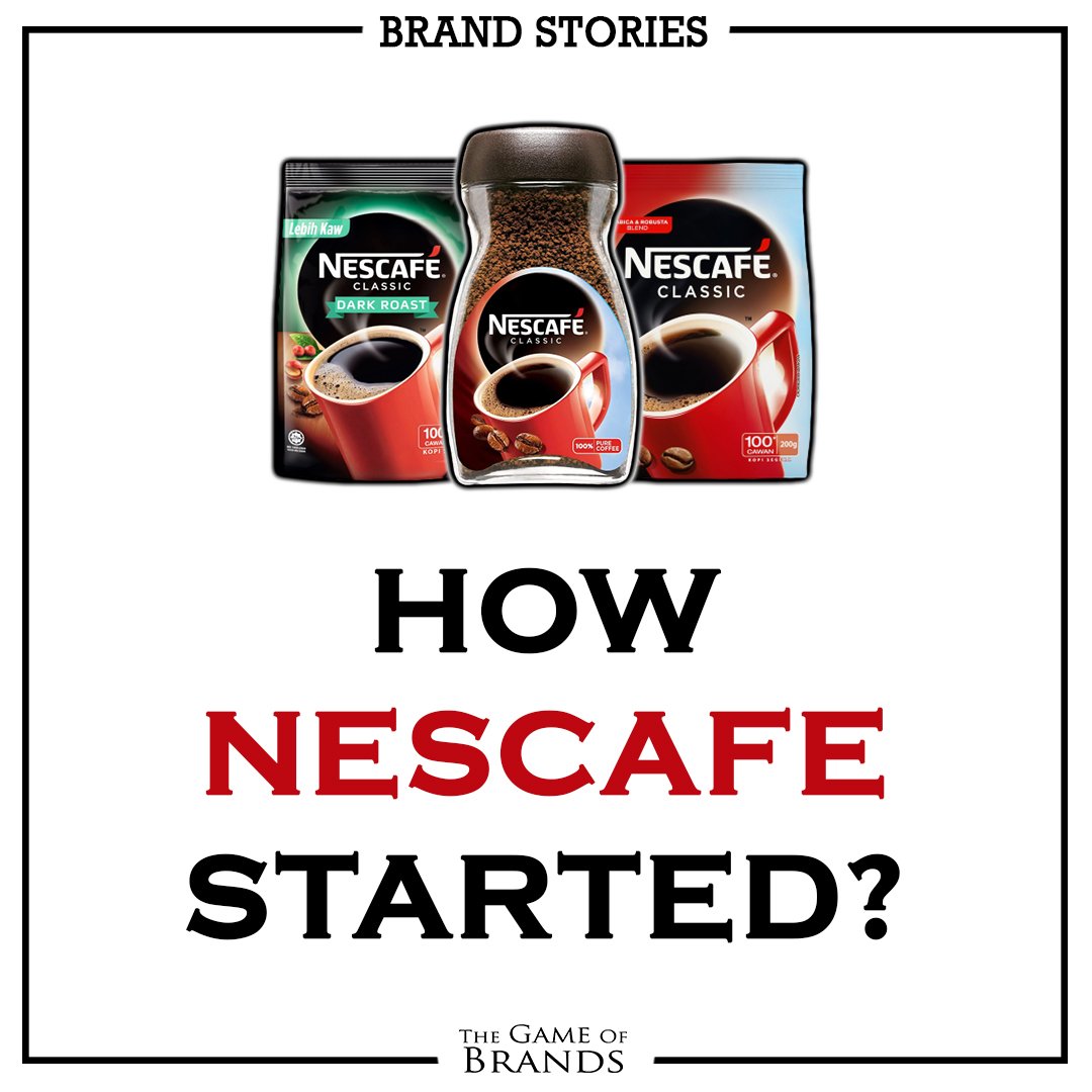 Brand StoriesHow NESCAFÉ Started? The story behind the beginning of world's favourite coffee! (A Thread)