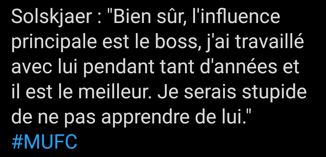 14En début de saison, Solskjær, comme le faisait Ferguson, adapté son mode de jeu face à l'équipe adverse et à leurs faiblesses, ce qui a parfaitement était exécuter dans des matchs face à des équipes qui respecter une philosophie de jeu, j'ai choisi comme exemple City (2-1, A)