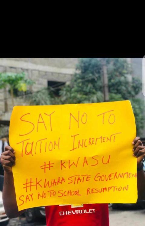dreypoe's tweet photo. #SayNoToKwasuSchoolFeeIncrements
#SayNoToKwasuSchoolFeeIncrements
The management should be thinking of helping the KWASU students that have been affected by the pandemic, and not thinking of how to increase the fee. 
We want the Kwara state government house see to this. https://t.co/jRCY0UtwIN