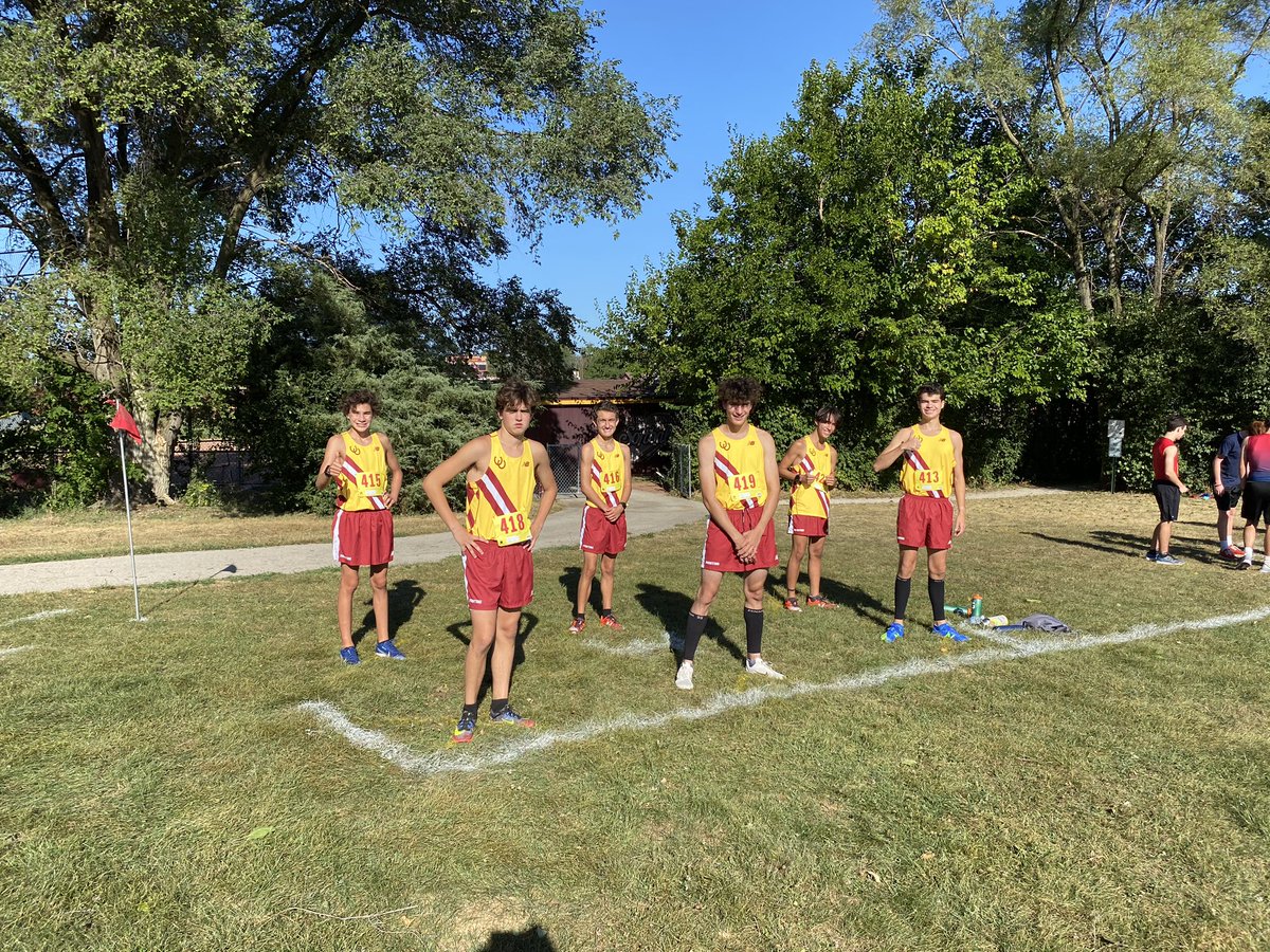 MontiniTrack_XC's tweet photo. First race of the season at home!  Turns out we have a pretty tough course! #runforthegold #montinigoldrush https://t.co/pHirsie22O