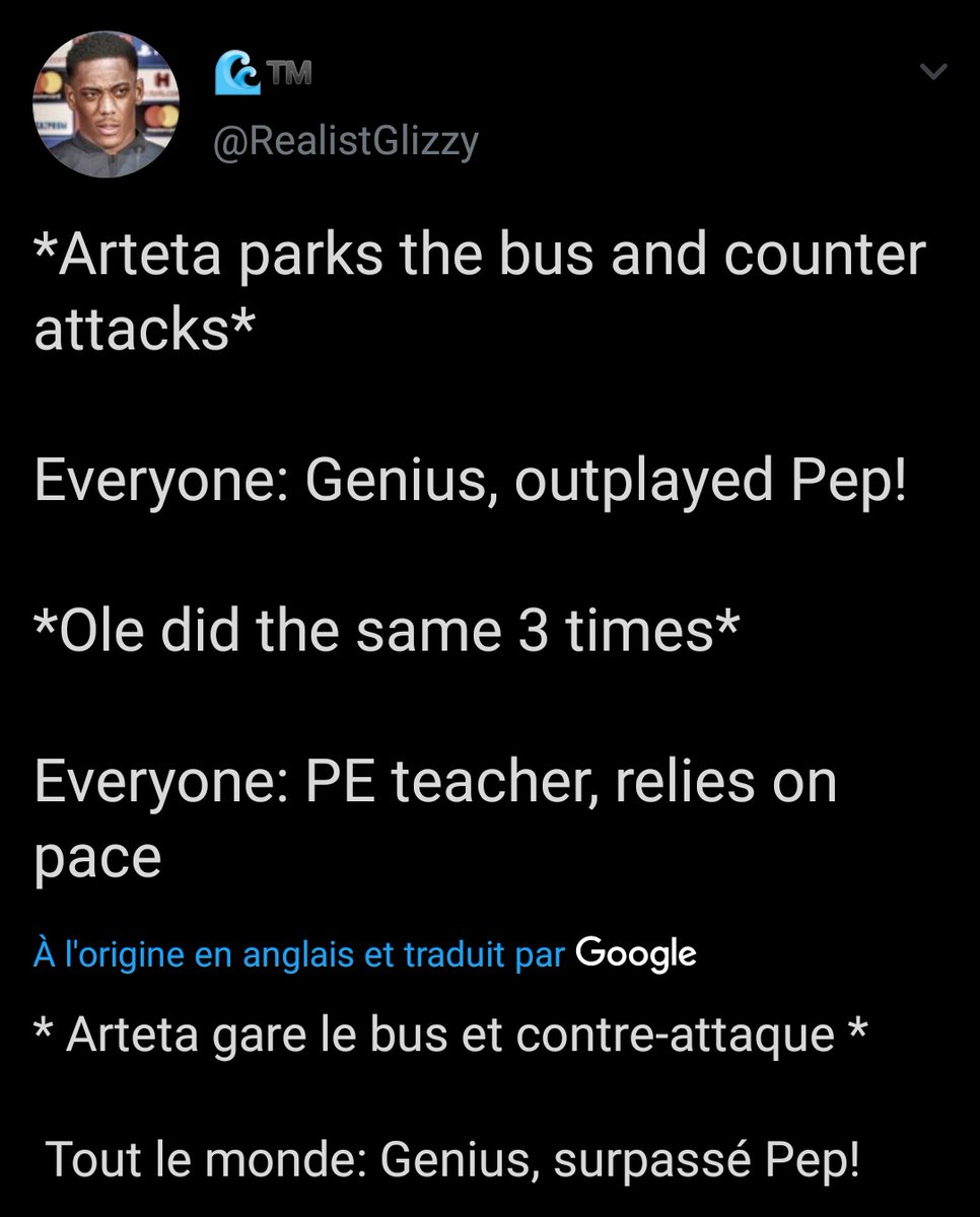 13On part maintenant sur la tactique de Solskjær et ce qu'il essaie de mettre en place, on a trop souvent reprocher à OGS de jouer uniquement en contre attaque mais quand on voit les XI qu'il a était obligé de faire joué on comprend vite que rien d'autre n'était possible