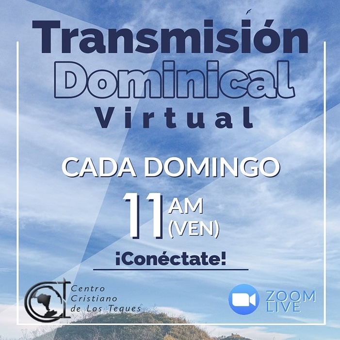 cclt_1's tweet photo. Centro Cristiano de Los Teques le está invitando a la Transmisión Dominical por Zoom en Vivo

Tema: Transmisión Dominical
Fecha: 6 Sep 2020
Hora: 11:00 AM

Unirse a la reunión Zoom
https://t.co/LZgYZOoUFo

ID de reunión: 983 4838 5847
Código de acceso: cclt https://t.co/g4ZoXf07QW