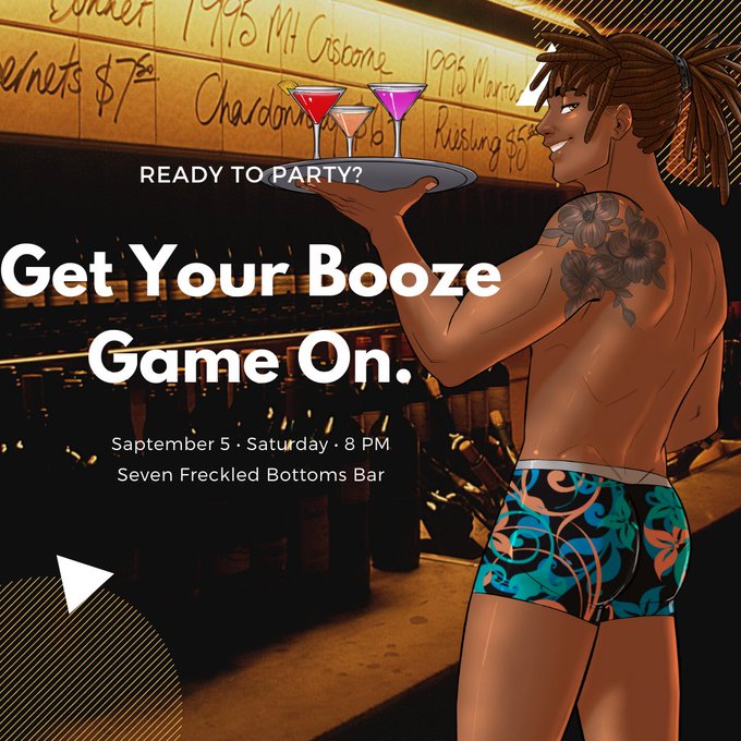 Take a trip to the local bar and play with Costello. Cocktails and cocks on the house :P #yaoi #hentai