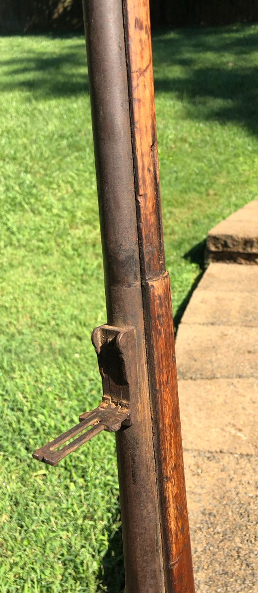 BobThomasKNOX's tweet photo. Years ago I bought a house in Studio City. We moved in &amp; found old rifle in a closet. Carried it from house to house. Finally got it out to see what it is. A 1866 era French/British #Kynoch Bolt Action #Chassepot made in Birmingham, England! Now I need to get it cleaned up. https://t.co/8NuQ0RVUIM