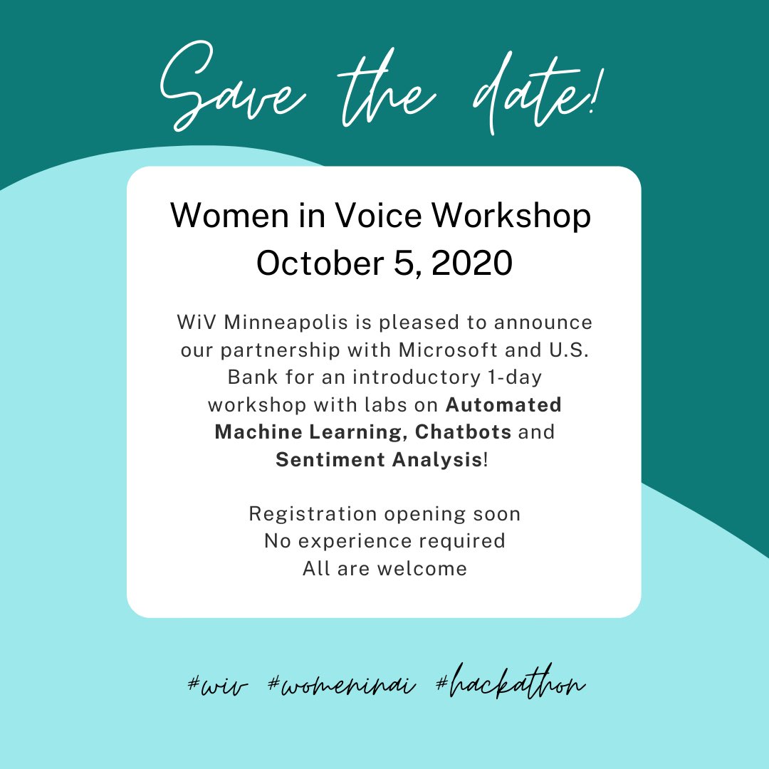 Women in Voice Minneapolis tweet media