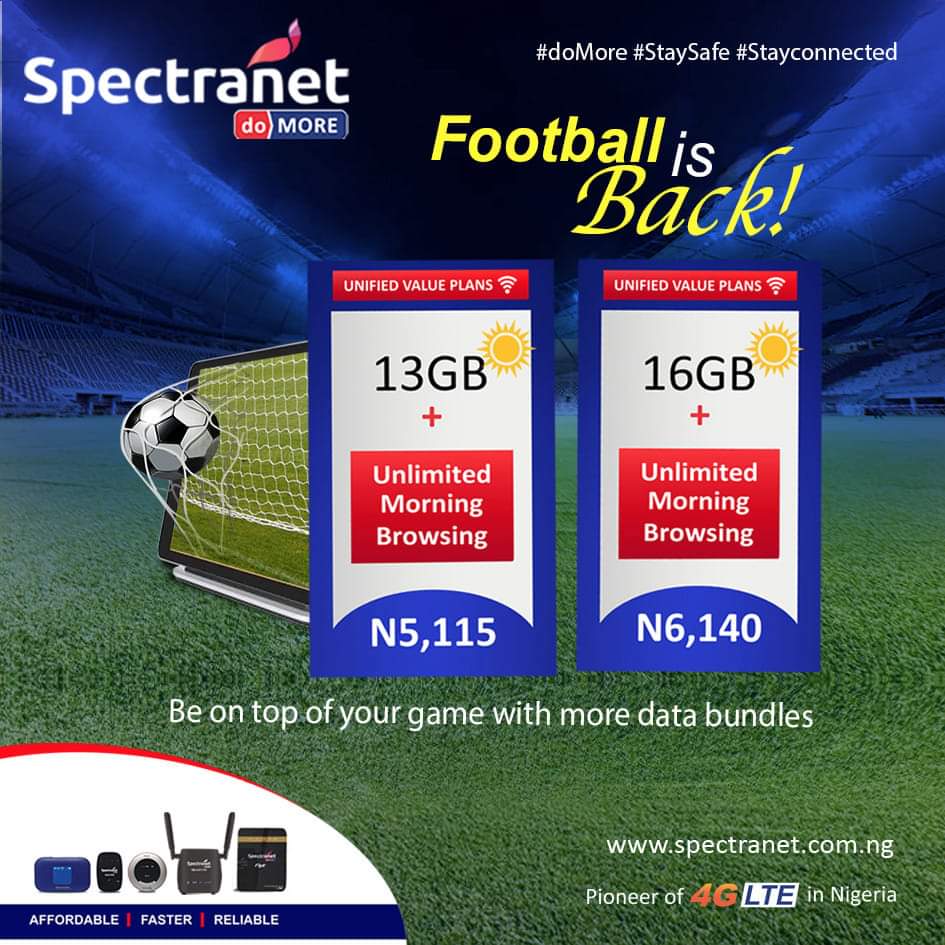 SuremobileL's tweet photo. Football is better with lots and lots of data! Be data-ready as the biggest leagues return!
Call: 07086660028 
E-mail: suremobile2@gmail.com 
 #RepYourClub #StayConnected 
 #FuelYourWekkend #Falz #SaturdayThoughts
#JackVerifyLaycon #JohnWick #mercychinwo https://t.co/oAmrvEpYgS