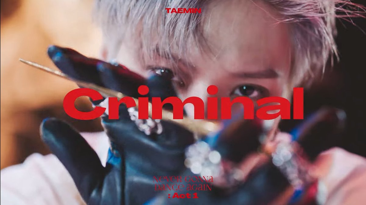 MadnessxTaemin's tweet photo. ♠️TAEMIN ~The 3rd Album NGDA : Act 1
♠️"CRIMINAL" MV Teaser #2

📽️Youtube https://t.co/s3uDPtwsTK
📽️NaverTV https://t.co/EhZTPz6ygK
📽️VLive https://t.co/4Kv52pLwbN

Da ❤️, comenta y comparte!💎
#CriminalTeaser
#태민 #TAEMIN #テミン 
#NeverGonnaDanceAgain
#Act1 #Criminal @SHINee https://t.co/9TWrB1X70T
