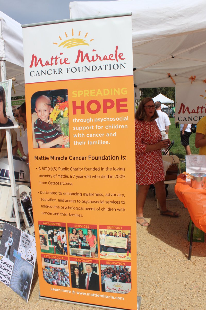 I remember finding out about  @MattieMiracleCF and thinking how amazing their foundation is to fill in the huge gaping hole left by NO psychosocial care for  #ChildhoodCancer children and families.  #CCAM