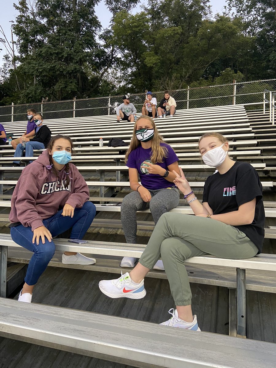 fchsstudents_'s tweet photo. Pictures from last night’s game— Fisher Catholic will always have Sophie and her family in our prayers💜 https://t.co/hju9q9BTou